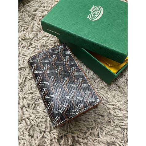 goyard saint pierre card wallet.